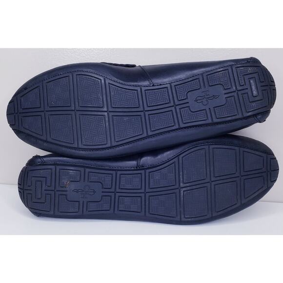 COLE HAAN Somerset Link Bit Loafers Black Leather Driving Shoes Men\'s Size 12M